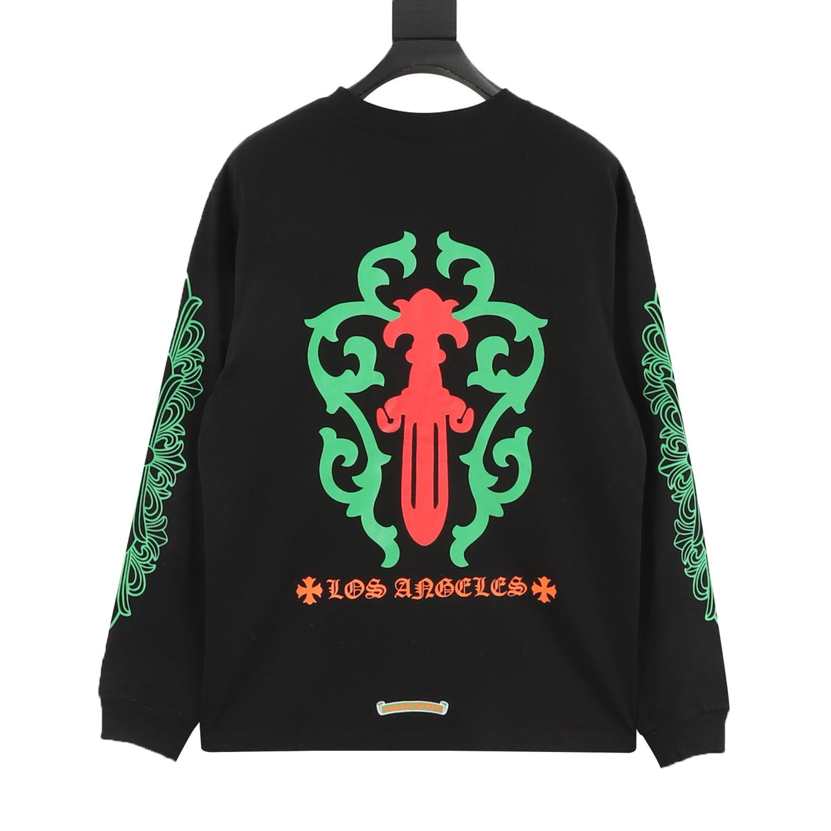 Chrome Hearts Red Dagger Print Long-Sleeve T-Shirt product detail 2
