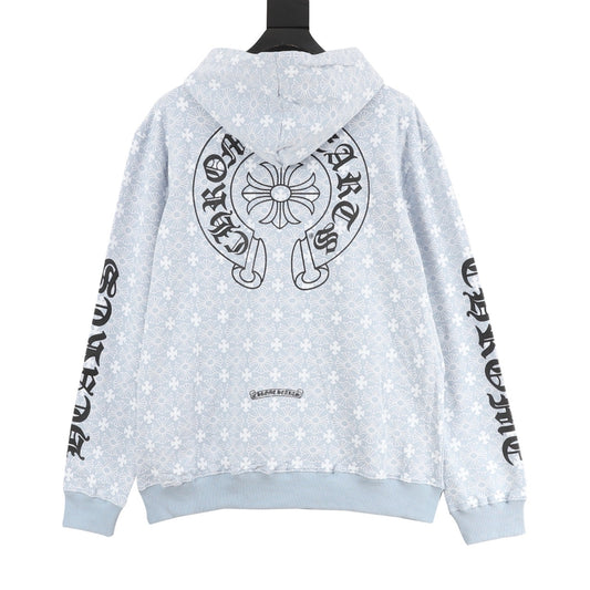 Chrome Hearts All-Over Print Zip Hoodie product detail 2