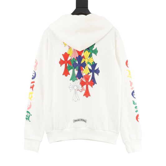 Chrome Hearts Multicolor Gothic Script Hoodie product detail 2