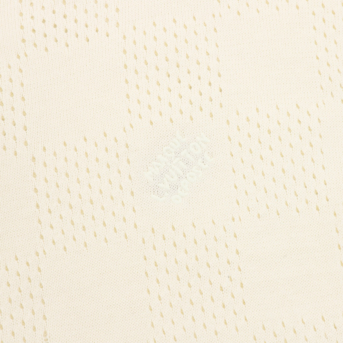 Louis Vuitton Damier Mesh Knit T-Shirt - Ivory product detail 4