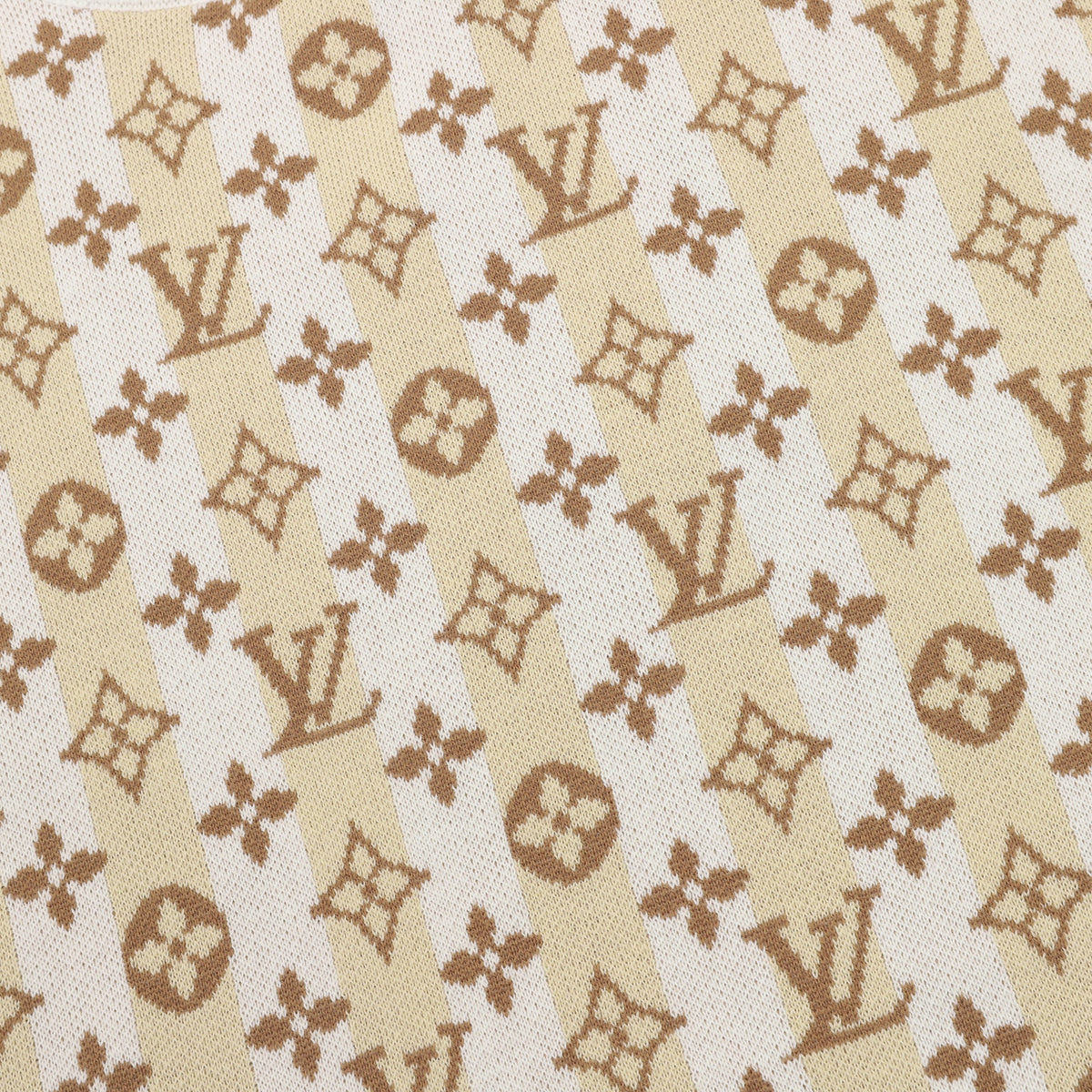 Louis Vuitton Monogram Floral Jacquard Knit T-Shirt - Ivory product detail 4
