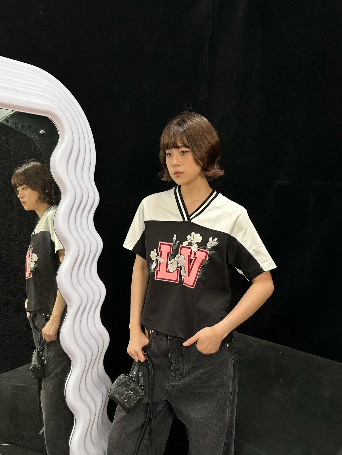 Louis Vuitton Back-Pocket Embroidered Skate Jeans - Black product image 5