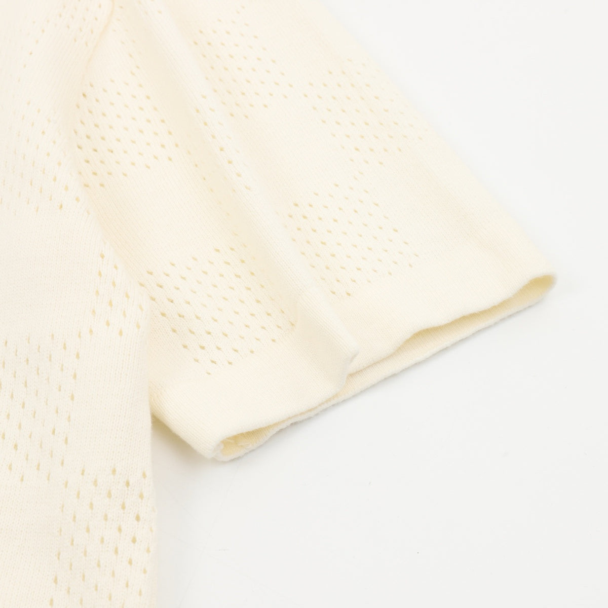 Louis Vuitton Damier Mesh Knit T-Shirt - Ivory product detail 5