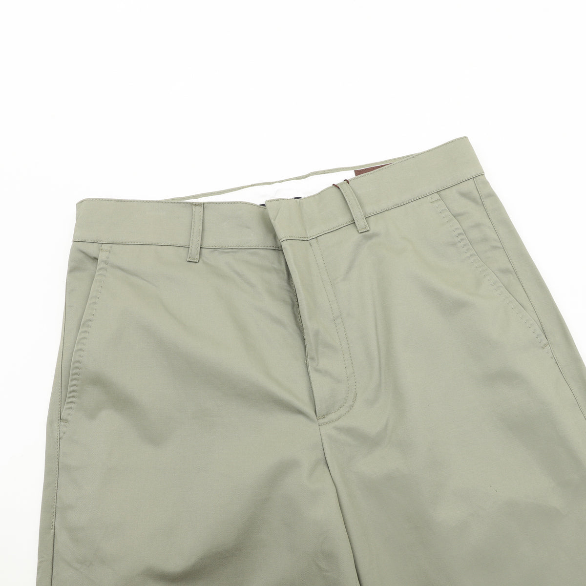 Louis Vuitton Leather-Pocket Silk-Cotton Crepe Trousers - Sage Green product image 16