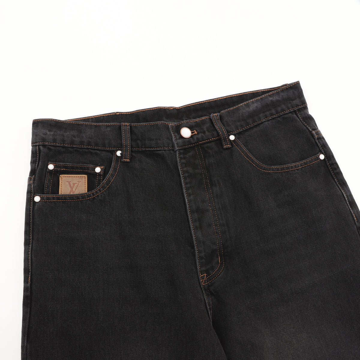 Louis Vuitton Back-Pocket Embroidered Skate Jeans - Black product image 17